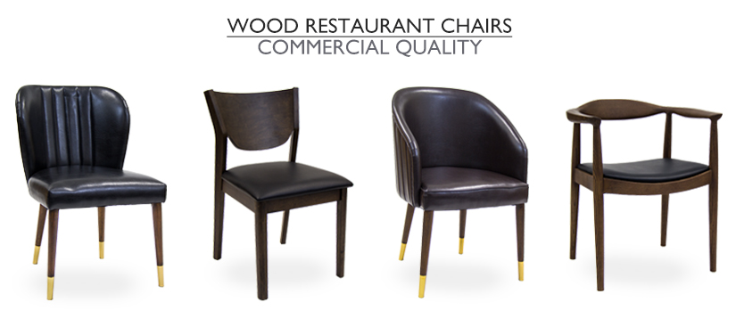 Wood Restaurant Chairs